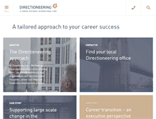 Tablet Screenshot of directioneering.com